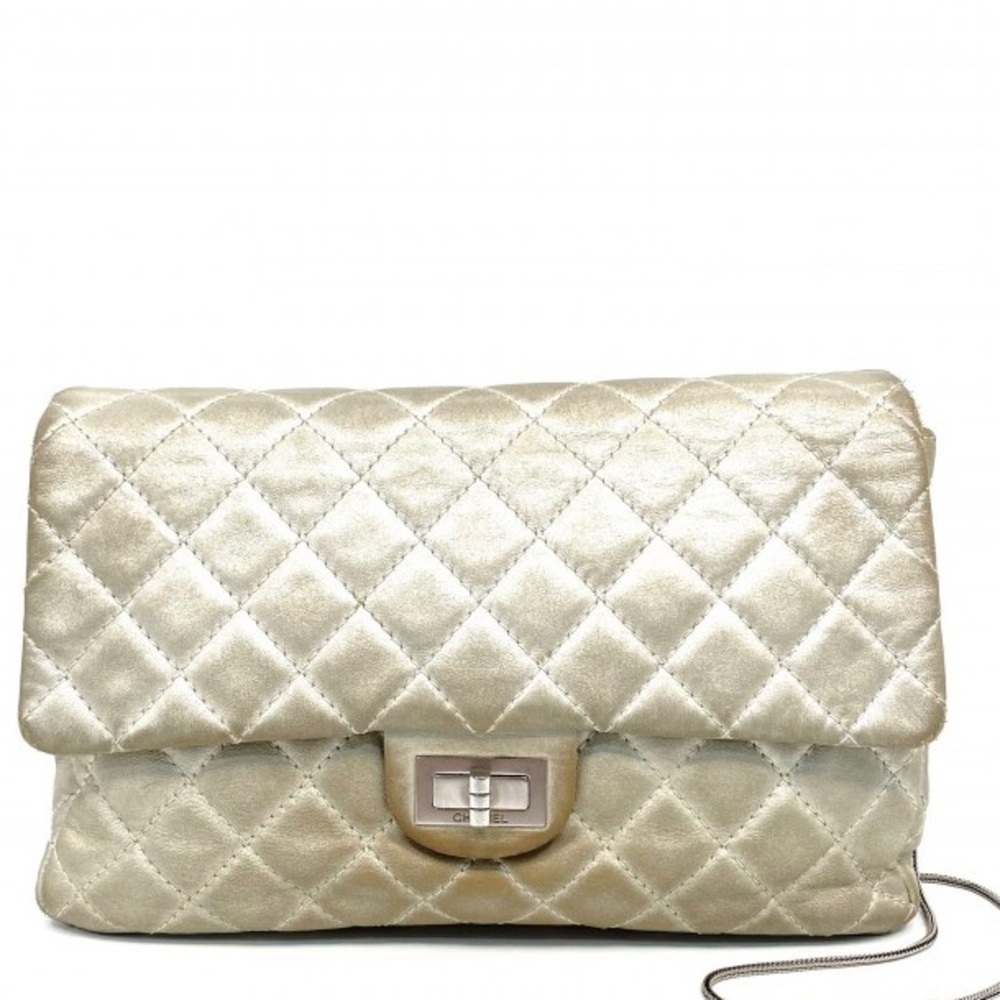 Chanel 2.55 silver reissue